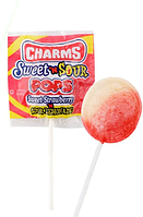 Леденец на палочке Charms Pops Sweet Sour 18g