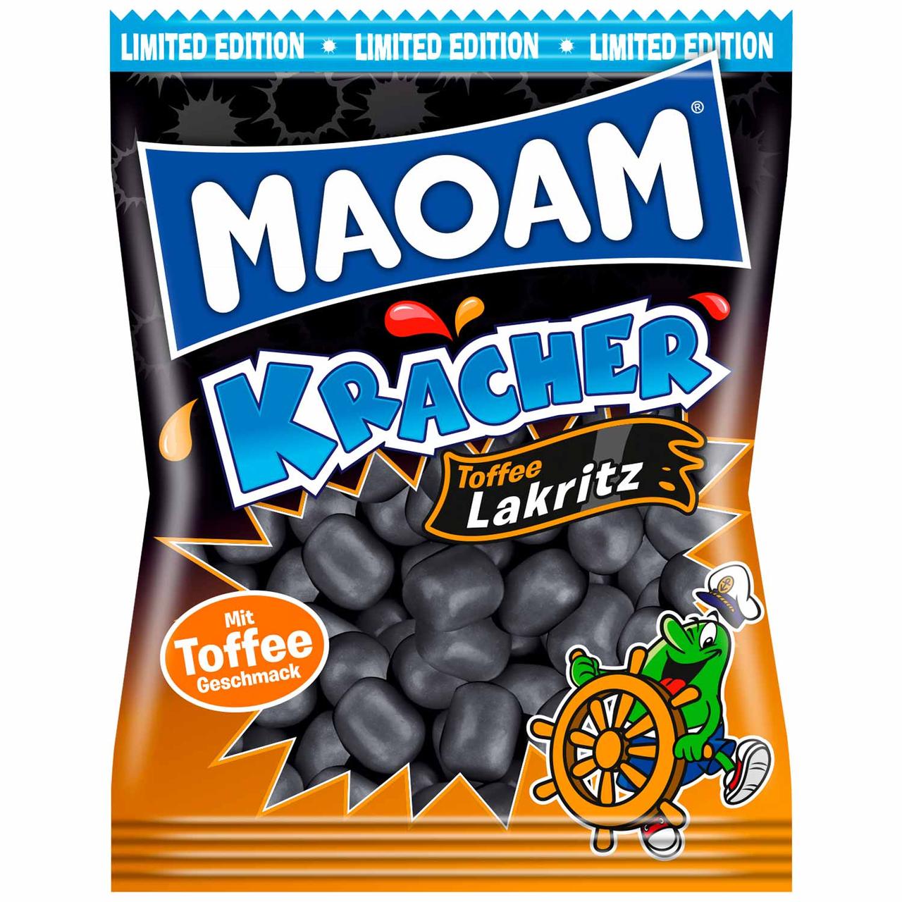 Лакричний ірис Maoam Kracher Toffee Lakritz 200g