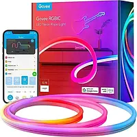 Умная неоновая лента Govee Neon RGBIC Rope Lights H61A0 3 m