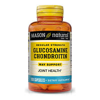 Вітамінно-мінеральний комплекс Mason Natural Глюкозамін і Хондроїтин, Glucosamine Chondroitin Regular Str