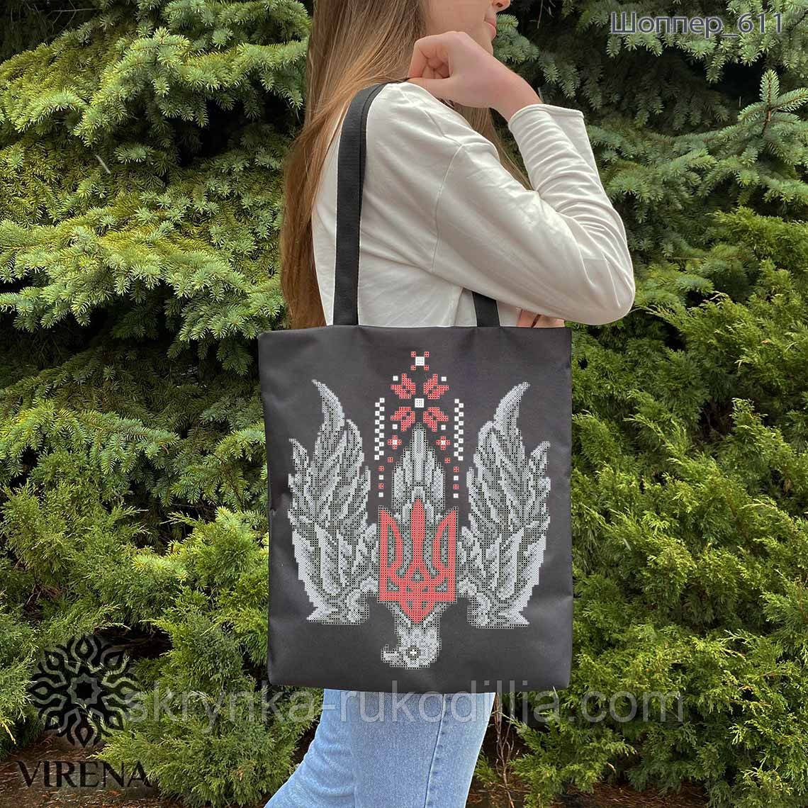 Сумка-шоппер під вишивку (пошита) Шоппер_611 (Вірена)