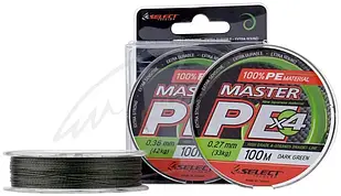 Шнур Select Master PE 100 m (темно-зелений)