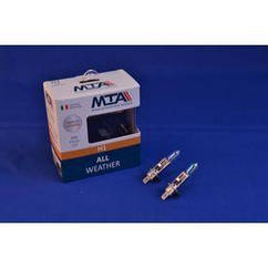 Лампа автомобільна H1 12 V 55 W P14.5S ALL WEATHER (2шт) (ближня/даля, протитуманна) MTA