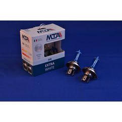Лампа автомобільна H4 12 V 60/55 W P43T EXTRA WHITE (2шт) (ближня/дальня, протитуманна) MTA