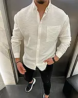 Рубашка оверсайз Mono White XXL