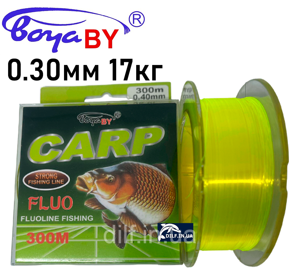 Волосінь Boya by Carp Fluo 300m (0.30мм 17кг)