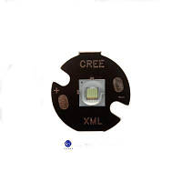 XML-STAR-BLACK-16-GREEN Диодный модуль CREE XML T6, зеленый 520 nm, подложка черная 16 мм