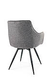 Стілець BALLO BREGO чорний каркас/темно-сірий 18, фото 8