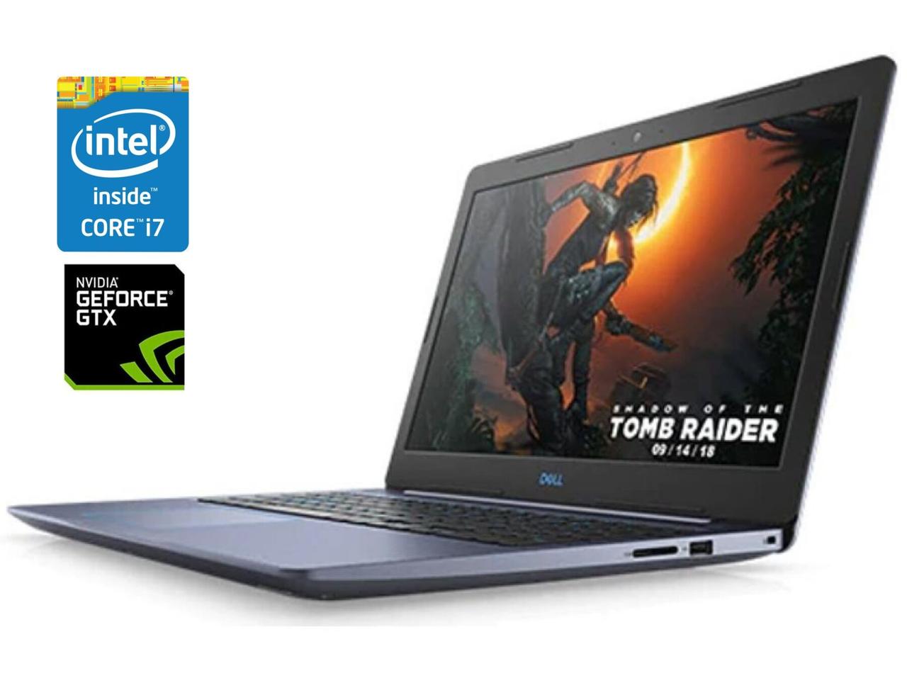 Ігровий ноутбук Dell G3 3579/ 15.6" (1920x1080)/ Core i7-8750H/ 16 GB RAM/ 480 GB SSD/ GeForce GTX 1050 Ti 4GB
