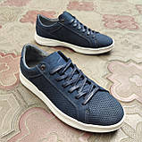 Літні сині кеди на білій підошві 40 - 43 розмір, фото 5