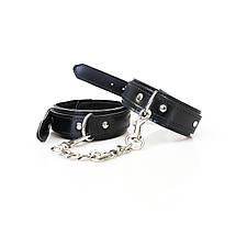BDSM набір наручники та поні Art of Sex — Emoji, Екошкіра, колір Чорний, фото 2