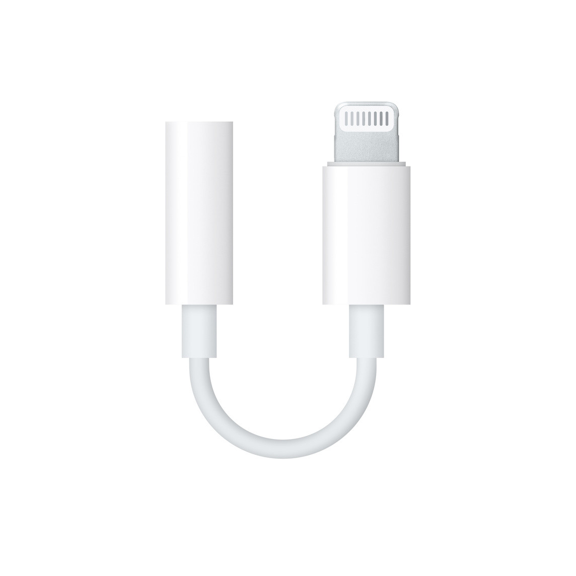 AUX перехідник Lightning to 3,5 mm Headphone Jack Adapter (MMX62ZM/A) White