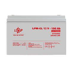 Акумулятор гелевий LPM-GL 12V - 100 Ah