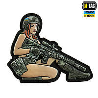 M-Tac нашивка Tactical girl №2 PVC MM14