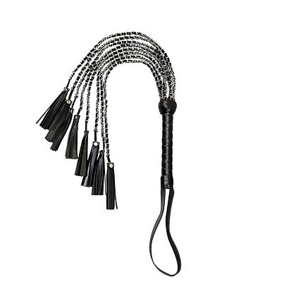 Ажурна плетіль з екошкіри Art of Sex — Brianna, колір Чорний, фото 1