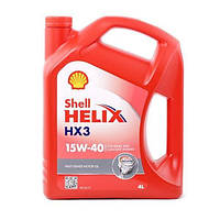 Моторное масло Shell Helix HX3 15W-40, API SL/SF, 4л, арт.: 550039926, Пр-во: Shell