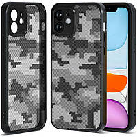 Защитный чехол IBMRS Military для Apple iPhone 11 - Grid Camouflage