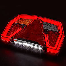 Ліхтар Fristom 7-функціональний задній лівий байонетом 6pin FT-372 L TD LED BAJONET 6PIN, фото 4