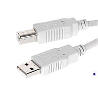 CAB-USBAB/1.0 Кабель, USB 2.0, вилка USB A,вилка USB B, 1м, серый, Проводник: Cu