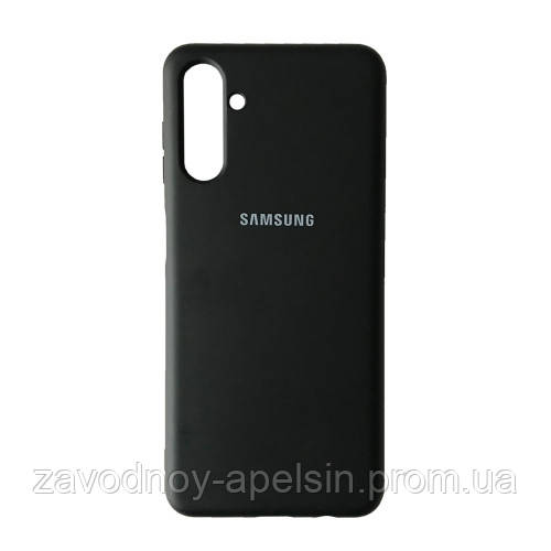 Samsung A13 A136 Силиконовый чехол Silicone Cover (черный) - фото 1 - id-p2136163038