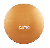 Мяч для фитнеса и гимнастики POWER SYSTEM PS-4011 55cm Orange (PS-4011_55cm_Orange) AM, код: 977709