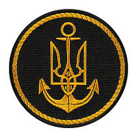 Шеврон ВМС ВСУ черный