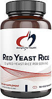 Designs for Health Red Yeast Rice / Красный дрожжея поддержки сердечно-сосудистой системы 180 капсул