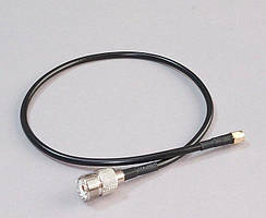 Пігтейл (перехідник) UHF female (PL259, SO-239) - SMA-male, кабель RG-58 50 cм