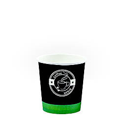 Стакан паперовий одношаровий COFFEE BREAK 110мл (СS)(50шт/уп)(4000ящ)