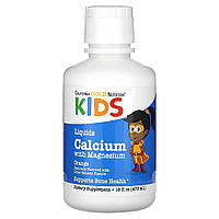 Дитячий рідкий кальцій з магнієм, Child's Liquid Calcium with Magnesium, California Gold Nutrition, 473 мл