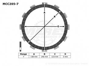 FERODO FCD0405 фрикційні диски KAWASAKI EN,ER,ER-6F, ER-6N, GPX,GPZ, GT, KLE, KLR, KLX, Z, ZL, ZR, ZX, ZXR, фото 3