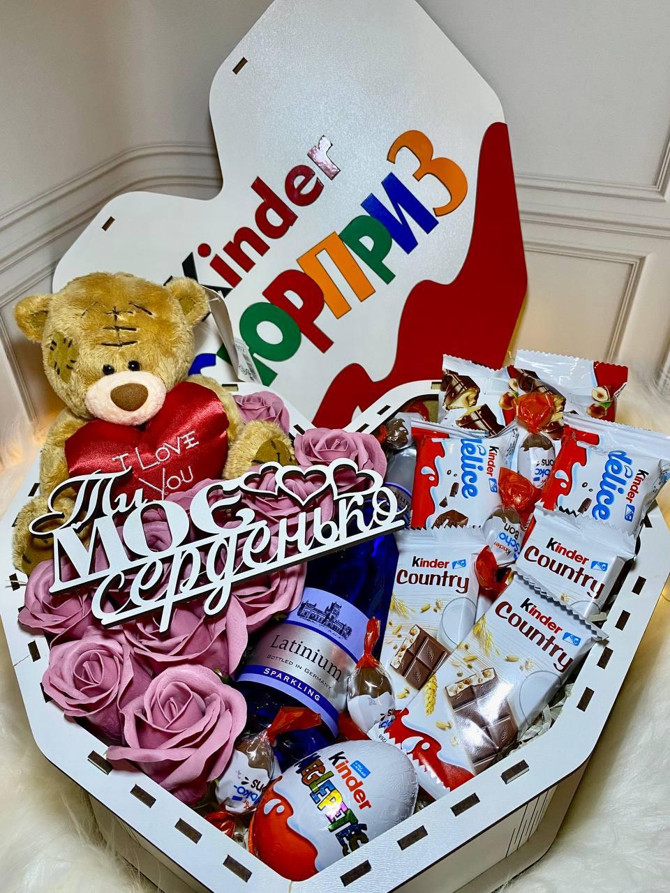 Подарочный набор со сладостями для любимой девушки, женщины, жены, сестры / На День Рождение / LOVE Teddy - фото 2 - id-p2136209821