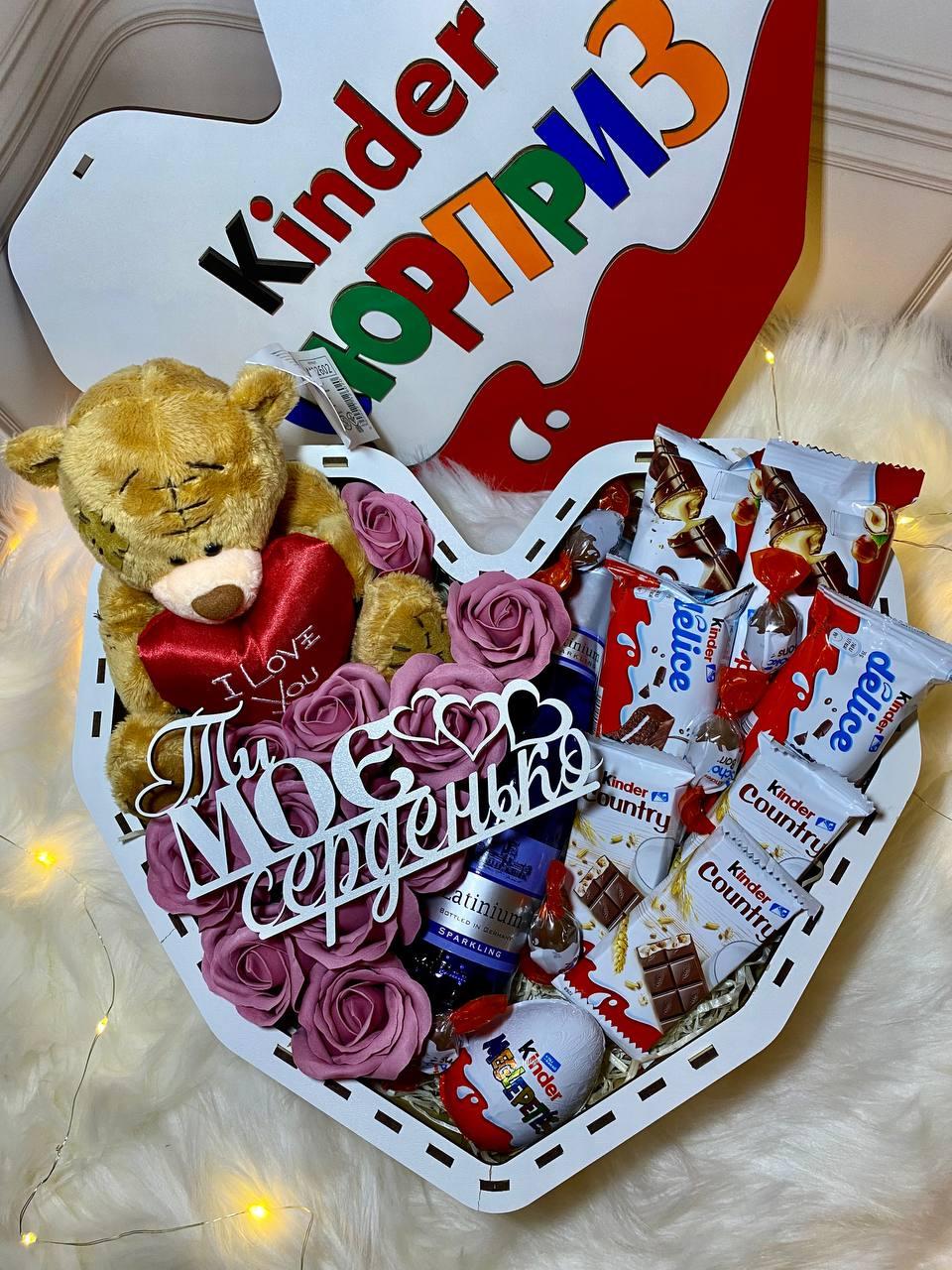 Подарочный набор со сладостями для любимой девушки, женщины, жены, сестры / На День Рождение / LOVE Teddy - фото 3 - id-p2136209821