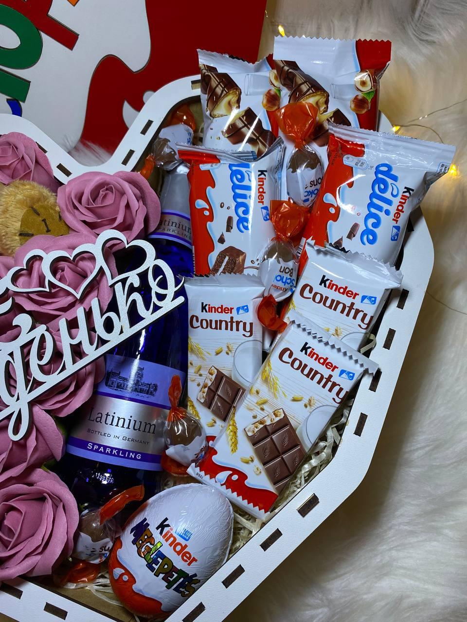 Подарочный набор со сладостями для любимой девушки, женщины, жены, сестры / На День Рождение / LOVE Teddy - фото 6 - id-p2136209821
