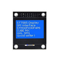 LCD12864-03A-Blue 12864 LCD-экран Lcd12864-03A Модуль последовательного порта 12864 Dot Matrix SPI с железной