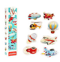 Пазлы Puzzlika "Воздушный Транспорт" 16 деталей, детские пазлы, пазлы для детей, развивающая игра, транспорт