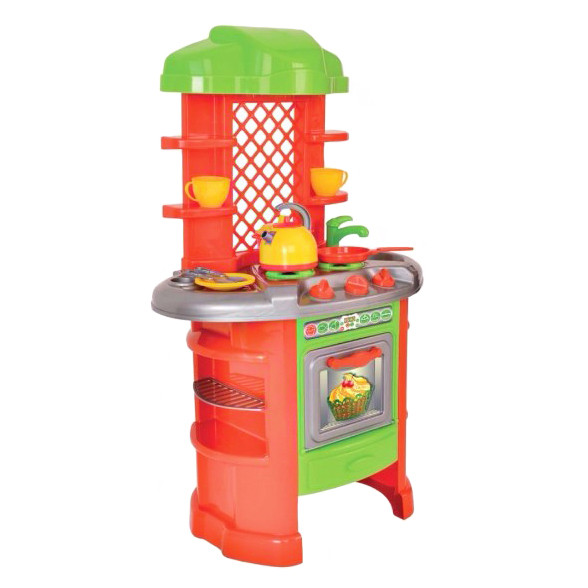 Іграшкова Кухня Technok Toys, кухня з аксесуарами, ігрова кухня для дітей, дитяча кухня, 11 предметів (WM0847)