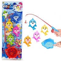 Магнитная Рыбалка, игрушечная рыбалка, развивающая игра для детей, 4 рыбки, удочка (TR555-240)
