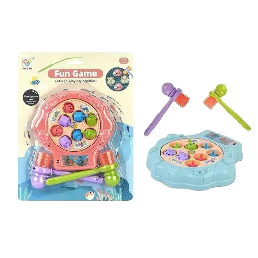 Розвиваюча іграшка Стукалка, гра на спритність, дитяча гра, 2 молоточки, кольори в асортименті (TF866)
