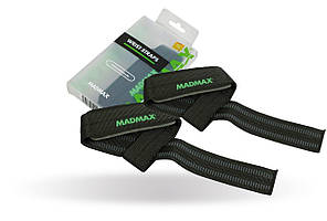 Лямки для тяги MadMax MFA-269 Non slide & slip wrist straps Black