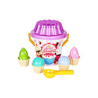 Детский набор "Sweet muffin" ТехноК 6382TXK для игры с песком (Розовый) от LamaToys