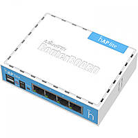 MikroTik hAP lite (RB941-2nD) - Wi-Fi точка доступа с 4-портами Ethernet для домашнего использования