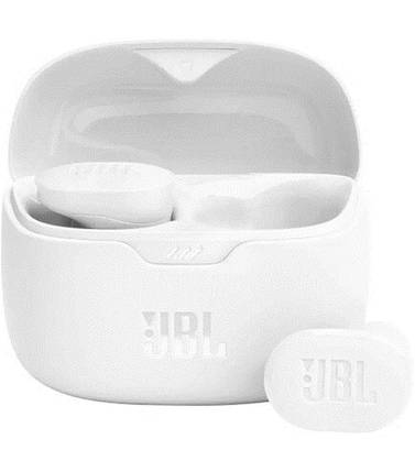 Навушники гарнітура вакуумні Bluetooth 5.3 JBL Tune Buds White (JBLTBUDSWHT), фото 1