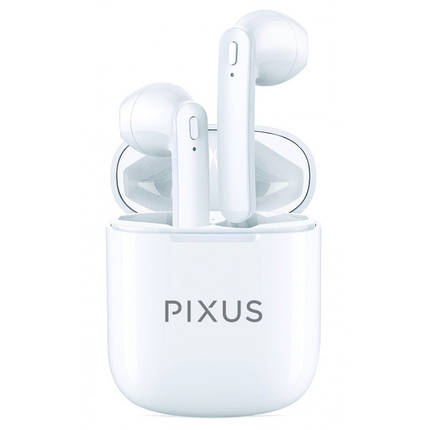 Навушники гарнітура вкладки Bluetooth 5.3 Pixus Band White, фото 1