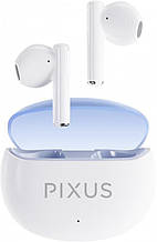 Наушники гарнитура вкладыши Bluetooth 5.3 Pixus Space White