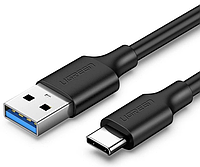 Кабель Ugreen USB 3.0 to Type-C Cable 10 Gbps 3A 60W Fast Charging 0.3cm