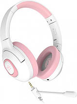 Навушники гарнітура накладні дротові Sades SA-724 Shaman Pink (sa724pkj), фото 4