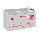 Акумулятор гелевий LPM-GL 12V - 7 Ah, фото 4