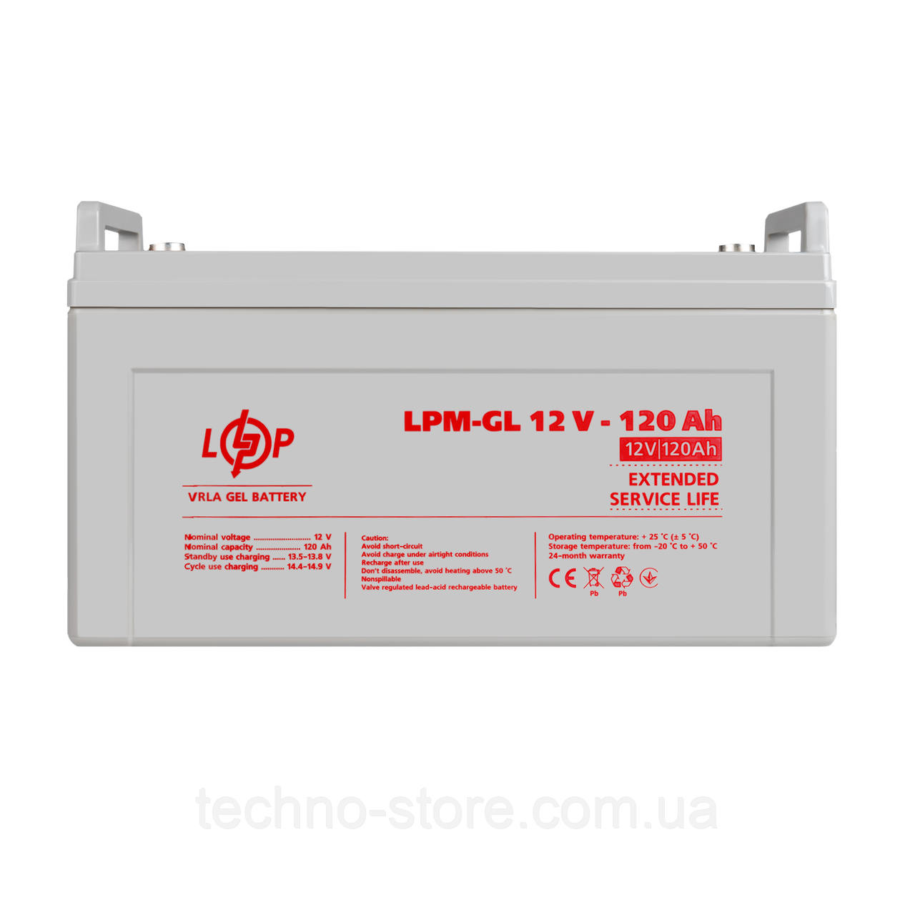 Акумулятор гелевий LPM-GL 12V - 120 Ah