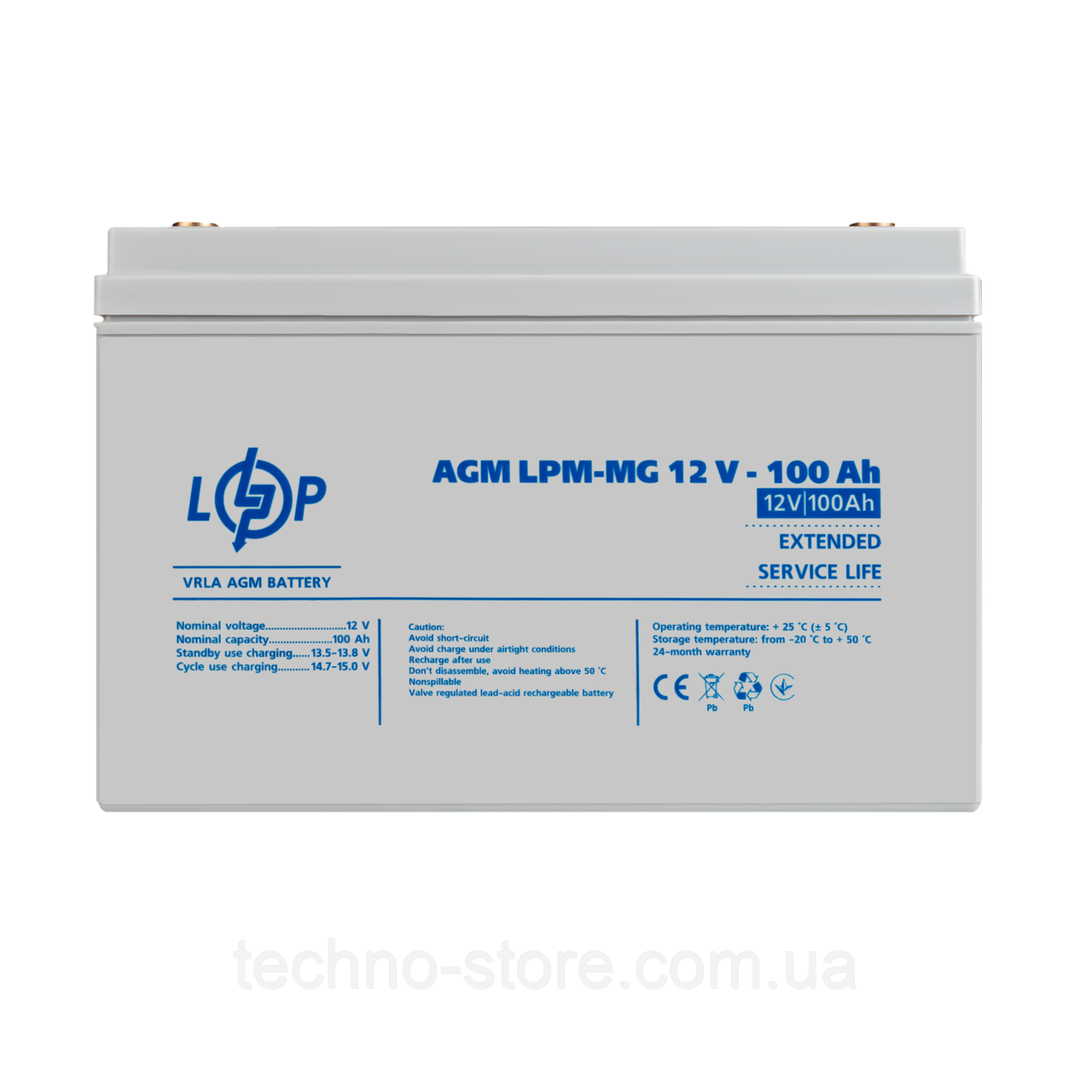 Акумулятор мультигелевий LPM-MG 12V - 100 Ah